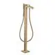 AXOR-HG-AXOR-Citterio-Einhebel-Wannenmischer-bodenstehend-mit-Hebelgriff-Rautenschliff-Brushed-Bronze-39471140 gallery number 1